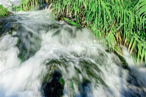 Premium Photo | Motion blur of waterfall during the summer