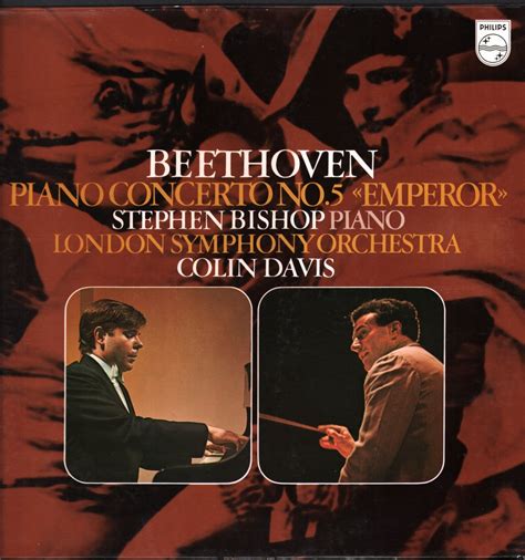 Beethoven - piano concerto no. 5 ''emperor'' by Stephen Bishop / Colin ...