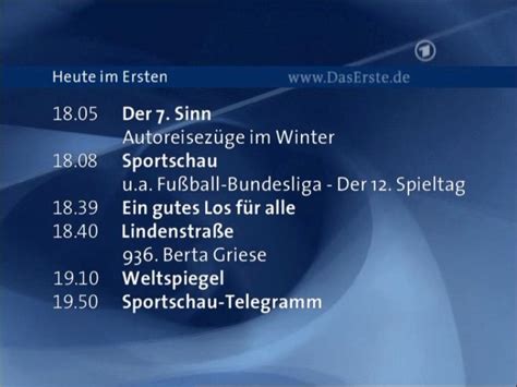 Deutschland Live News: ard programm heute