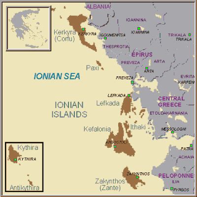 Ionian Islands, British Protectorate (1810 - 1864) - Dead Country ...