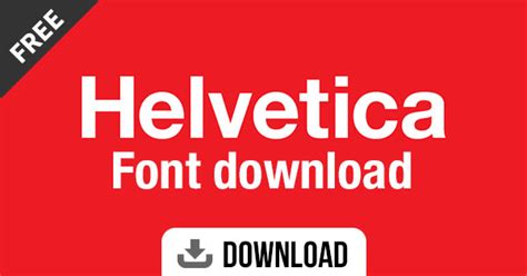 Helvetica Font Download - Free