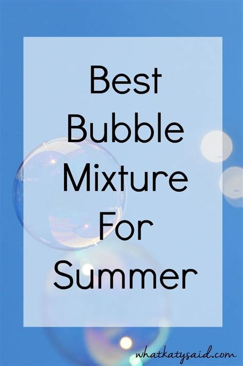 A super easy recipe (only 3 ingredients) for making your own bubble ...