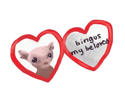 Bingus My Beloved by mabtis | Heart Locket GIF | Know Your Meme