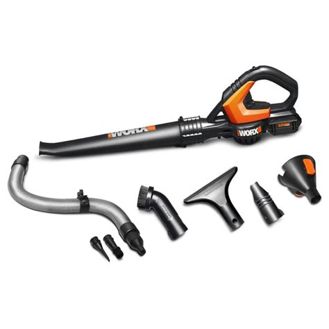 Shop Worx Cordless Sweeper/ Leaf Blower with Air Accessories - Free ...