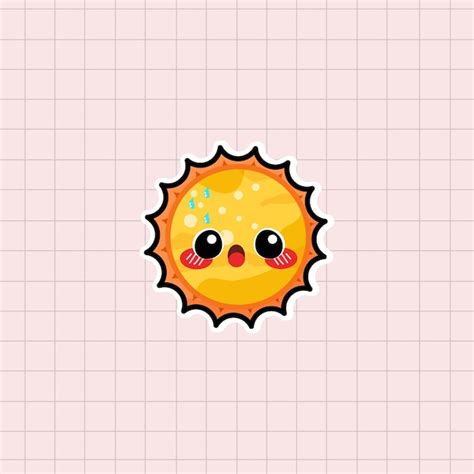 Premium Vector | Cute sun vector