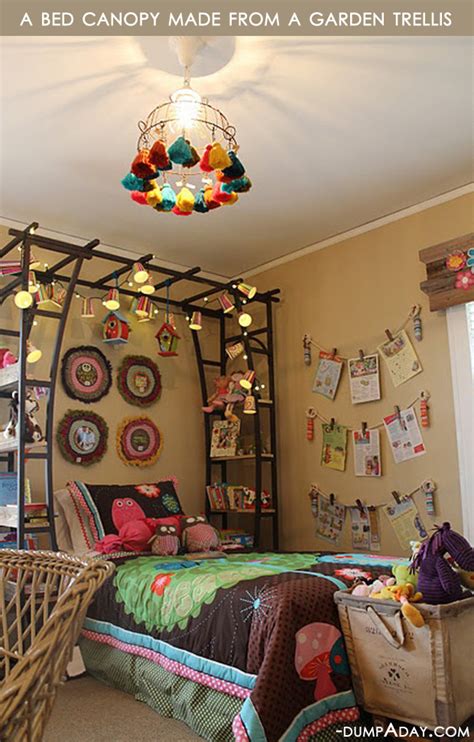 Amazing Easy DIY Home Decor Ideas- bed canopy - Dump A Day