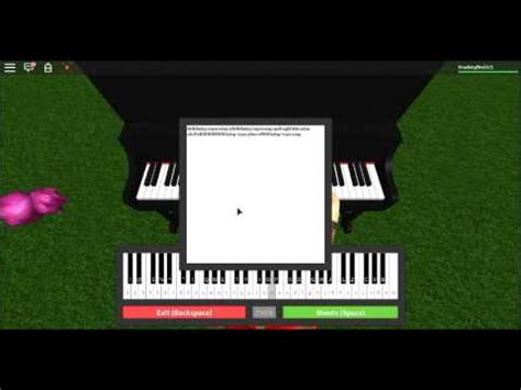 Fur Elise On ROBLOX Piano { TUTORIAL } (Read Description) - YouTube