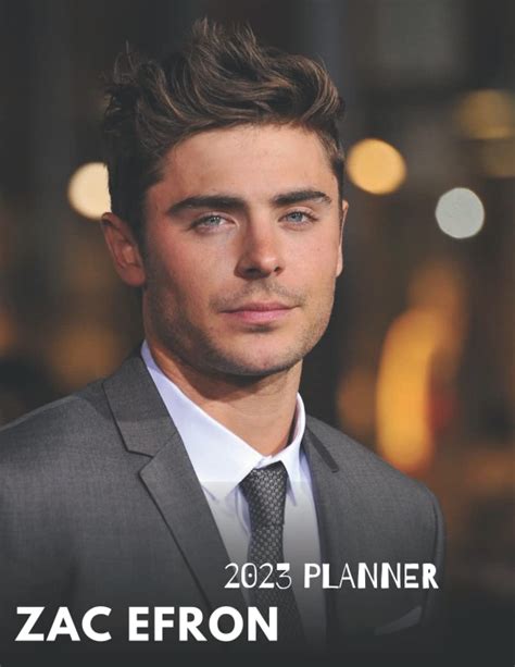 Amazon.com: Zac Efron 2023 Planner: Zac Efron Monthy Weekly Daily ...