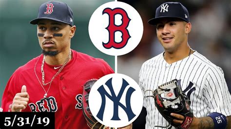 Boston Red Sox vs New York Yankees - Full Game Highlights | May 31, 2019 | 2019 MLB Season - YouTube