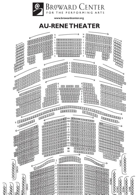 Au Rene Theater Seating Chart printable pdf download