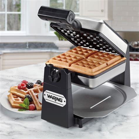 Professional Rotating Double Belgian Waffle Maker