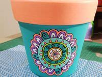 13 Tulsi Gamla design ideas | painted pots diy, painted pots, pot designs