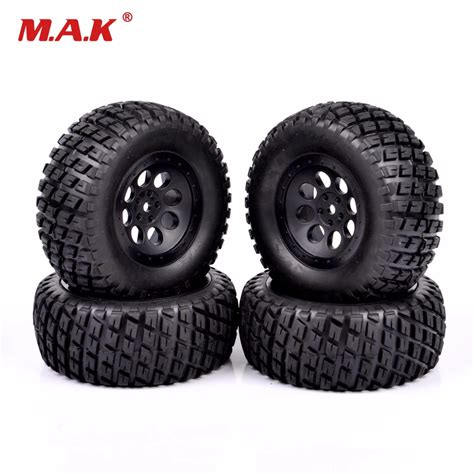 12mm Hex 1/10 Short Course Truck Tires for RC TRAXXAS SLASH HPI Wheels Tires Accessories-in ...