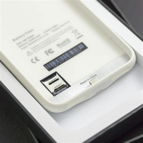 iPhone Battery Case + SD Card Slot // White (iPhone 7 Plus) - KUKE - Touch of Modern