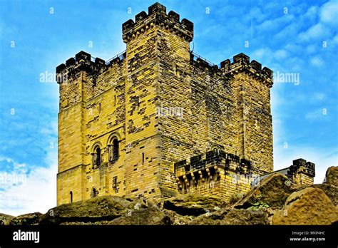 Newcastle upon Tyne Castle Garth Stock Photo - Alamy