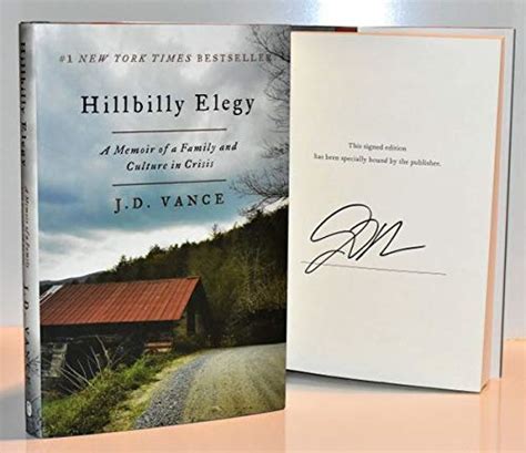 Hillbilly Elegy | Autographed edition by J.D. Vance: Good (2016) | GF ...