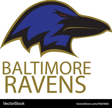 Ravens logo Royalty Free Vector Image - VectorStock