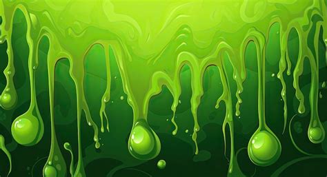 Premium Photo | Seamless Oozing Slime Pattern on Green Background for Halloween Designs Gooey ...