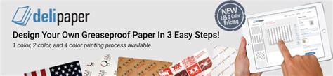 Custom Printed Deli Paper - Deli Paper| Gator Paper