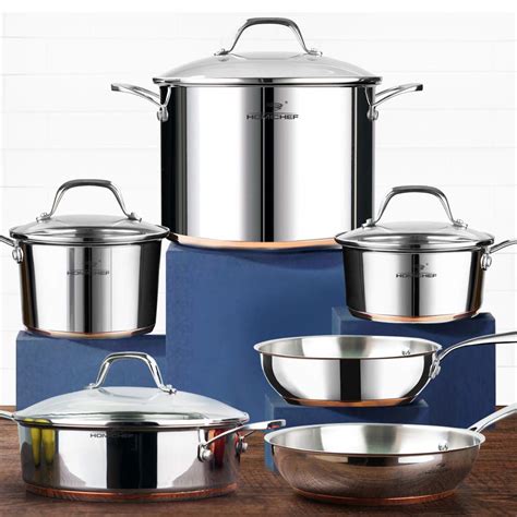 The Best Copper Bottom Stainless Steel Cookware Set - 4U Life