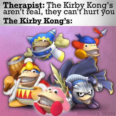 The happy Kirby Kong family! : Kirby