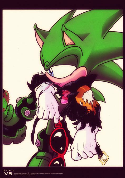 Scourge The Hedgehog by TrebleEXE on DeviantArt