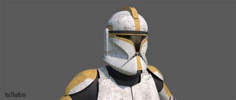 ArtStation - Clone Trooper (Phase 1 Commander)