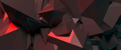 Crystal Abstract 4k Wallpaper Black