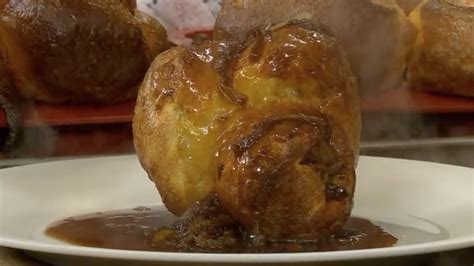 James Martin Yorkshire pudding with onion gravy and dripping, made ...