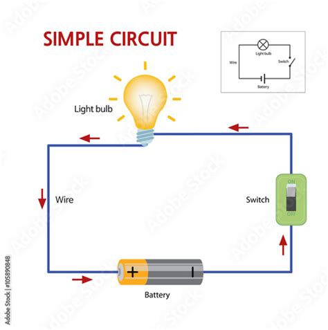 Circuit Diagram Battery Light Bulb Switch