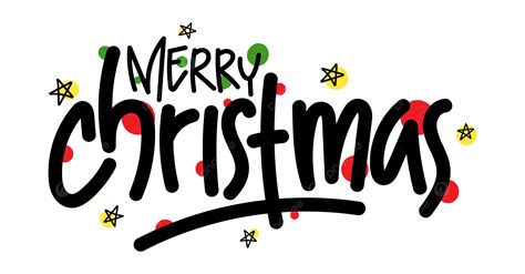 Merry Christmas Handwritten Text Vector, Christmas, Handwriting, Text PNG and Vector with ...