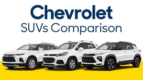 Chevrolet SUVs Comparison | CarMax