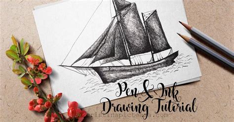 Custom Pen and Ink Drawing - Boats and Ships - agrohort.ipb.ac.id