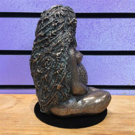 7″ Millennial Gaia Bronze Statue by Oberon Zell | Inspirit Crystals