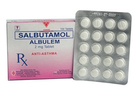 Salbutamol Sulfate 2 mg Tablet - Diamond Laboratories, Inc.