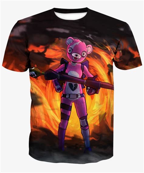 Pink Bear Skin Hoodie - T Shirt Fortnite Skin - 902x902 PNG Download - PNGkit