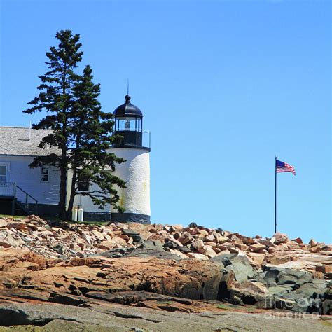 Bar Harbor Lighthouse 7 Photograph by Randall Weidner - Fine Art America