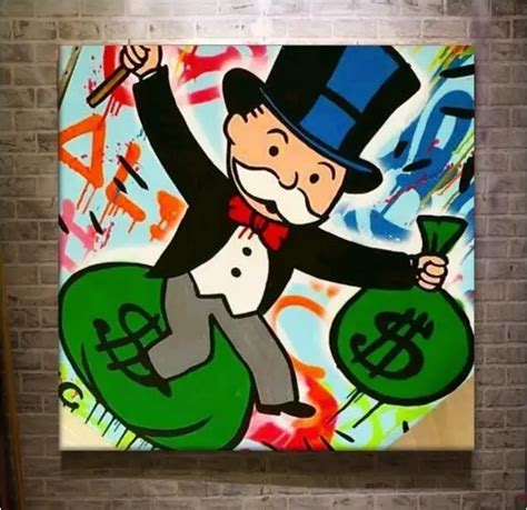 popular cross graffiti wall art canvas modern paintings cuadros ...