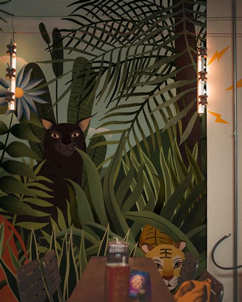 Jungle Animals Wallpaper Mural Living Room | Ever Wallpaper UK