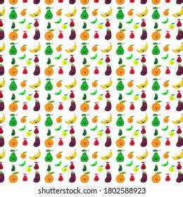 Ruit Pattern Fruit Expresector Illustration Stock Vector (Royalty Free) 1802588923 | Shutterstock