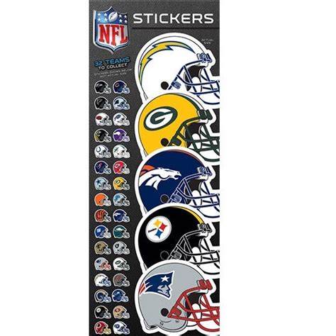 NFL Team Helmet Stickers | Gumball.com