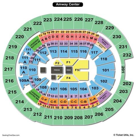 Amway Center Seating Chart | Seating Charts & Tickets