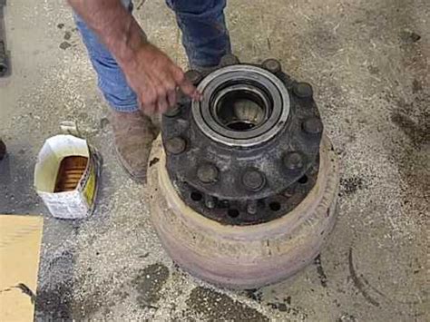 Changing truck wheel seal Part 2 - YouTube