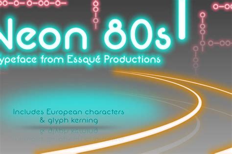 Neon 80s Font | Essqué Productions | FontSpace