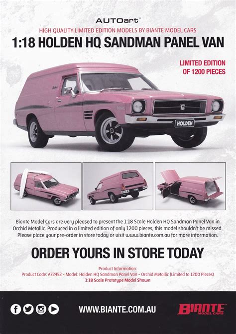 Holden HQ Sandman Panel Van in Orchid Metallic - Pitstop Model Cars | Holden, Holden monaro, Car ...