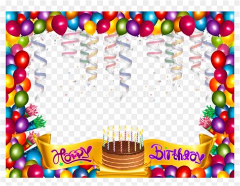 Free Png Cute Happy Birthday Frame Background Best - Happy Birthday Frame .png, Transparent Png ...