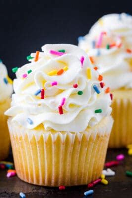 Perfect Vanilla Cupcake Recipe (VIDEO) - NatashasKitchen.com