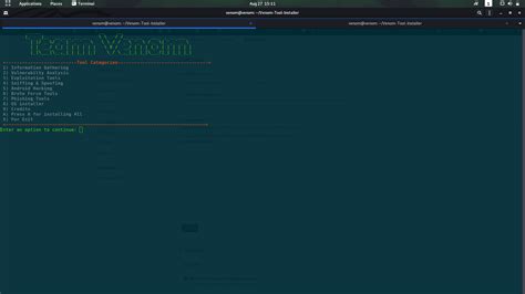 GitHub - hackingmastert56/Venom-Tools-Installer: Venom-Tool-Installer is a Kali Linux hacking ...