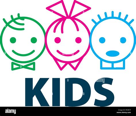 vector logo kids Stock Vector Image & Art - Alamy