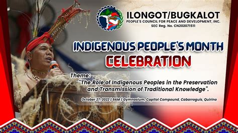 IP Day Celebration | Ilongot/Bugkalot Tribe - YouTube